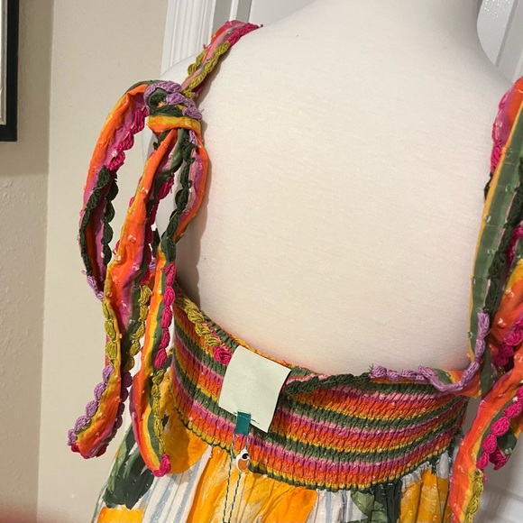 FARM Rio Scarves Tiered Dress Large - NWT - Picture 5 of 9